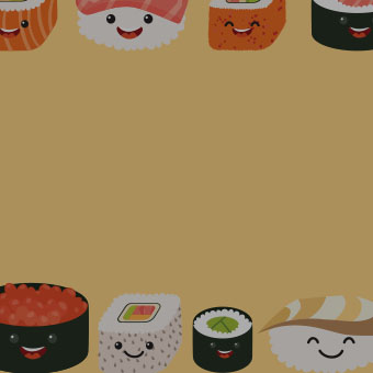 Kawaii Sushi design
