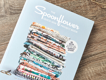 Cover of the Spoonflower Quick-Sew Project Book